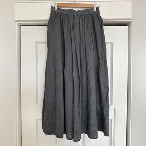 MUJI skirt 100% linen